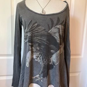 EUC All Saints Spitalfields very rare, Screaming Eagle Tee. Size 12. Very soft.